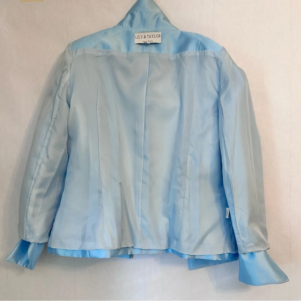 Lily & Taylor New York GORGEOUS LUXURY Women’s Suit 2pcs Size  6 Couture - Picture 7 of 13